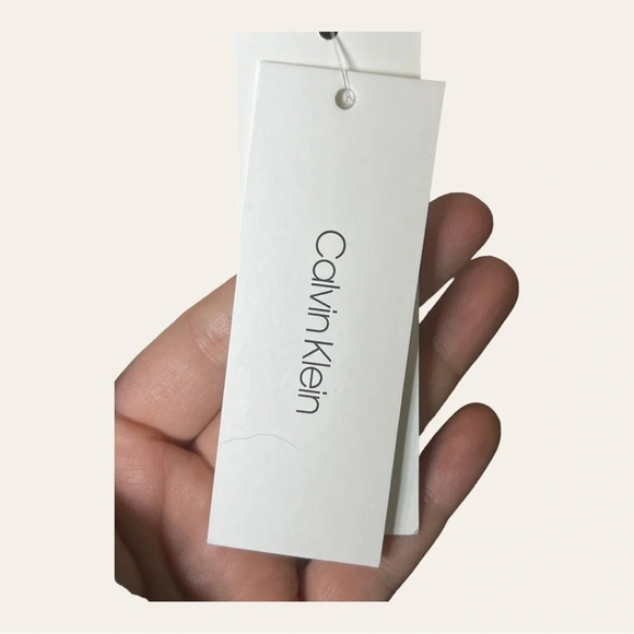 0899. CALVIN KLEIN TWEED PENCIL SKIRT SIZE‎ 6 CREAM/METALLIC SILVER/BLACK - Picture 8 of 12